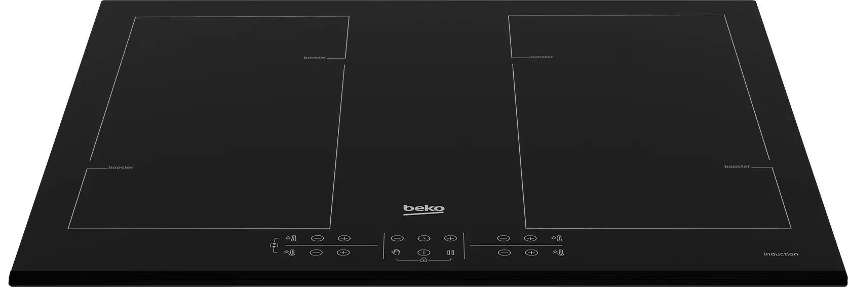 Plită incorporabilă cu inducție Beko HII64206F2MT (Black)