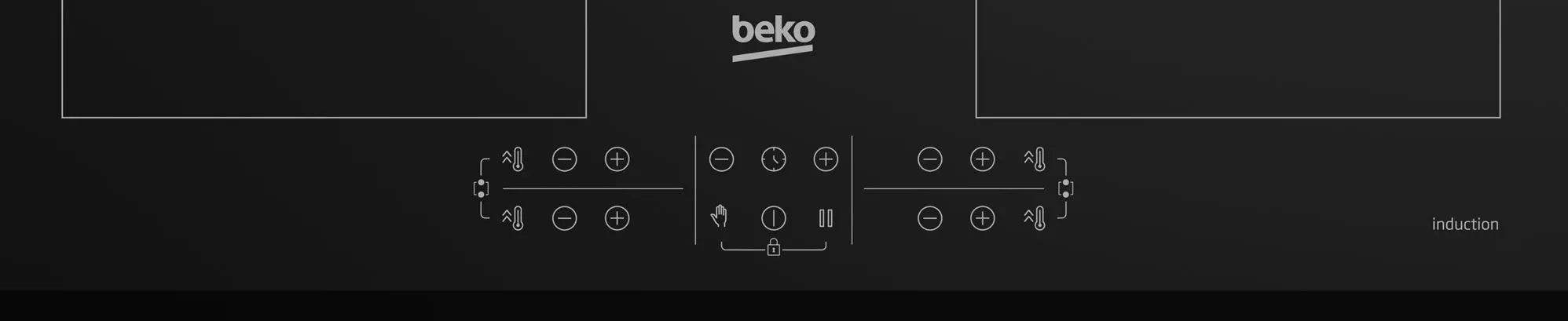 Plită incorporabilă cu inducție Beko HII64206F2MT (Black)