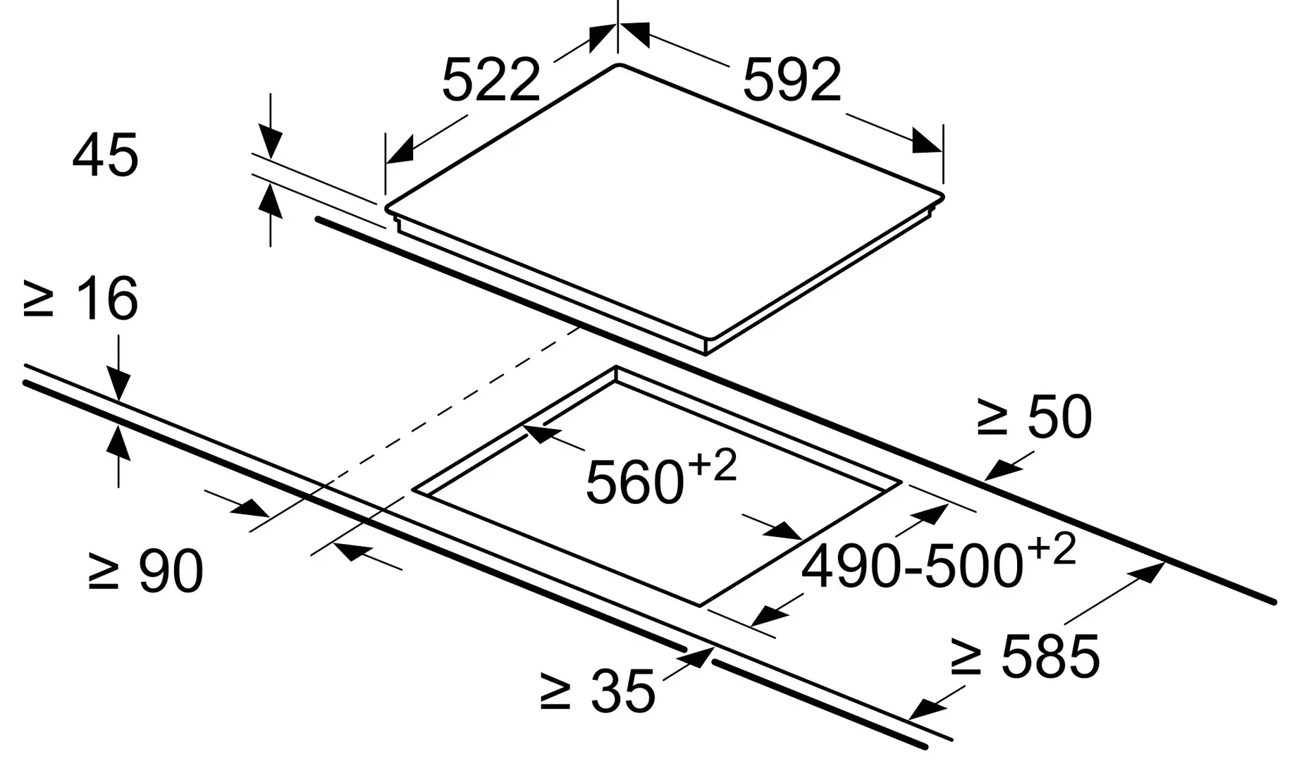 Plita electrica incorporabila Bosch PKE611BA2E (Black)