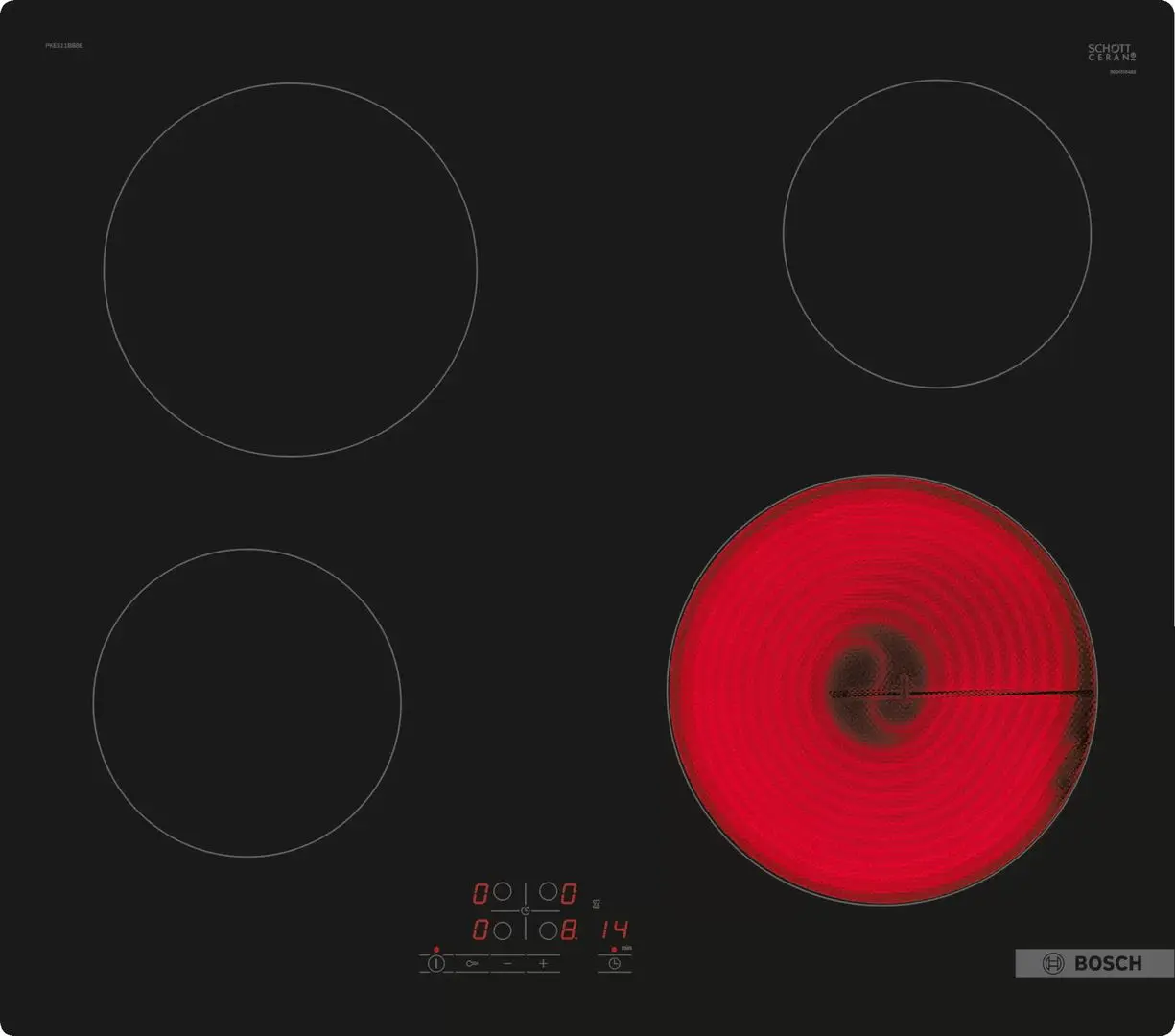 Plita electrica incorporabila Bosch PKE611BB2E (Black)