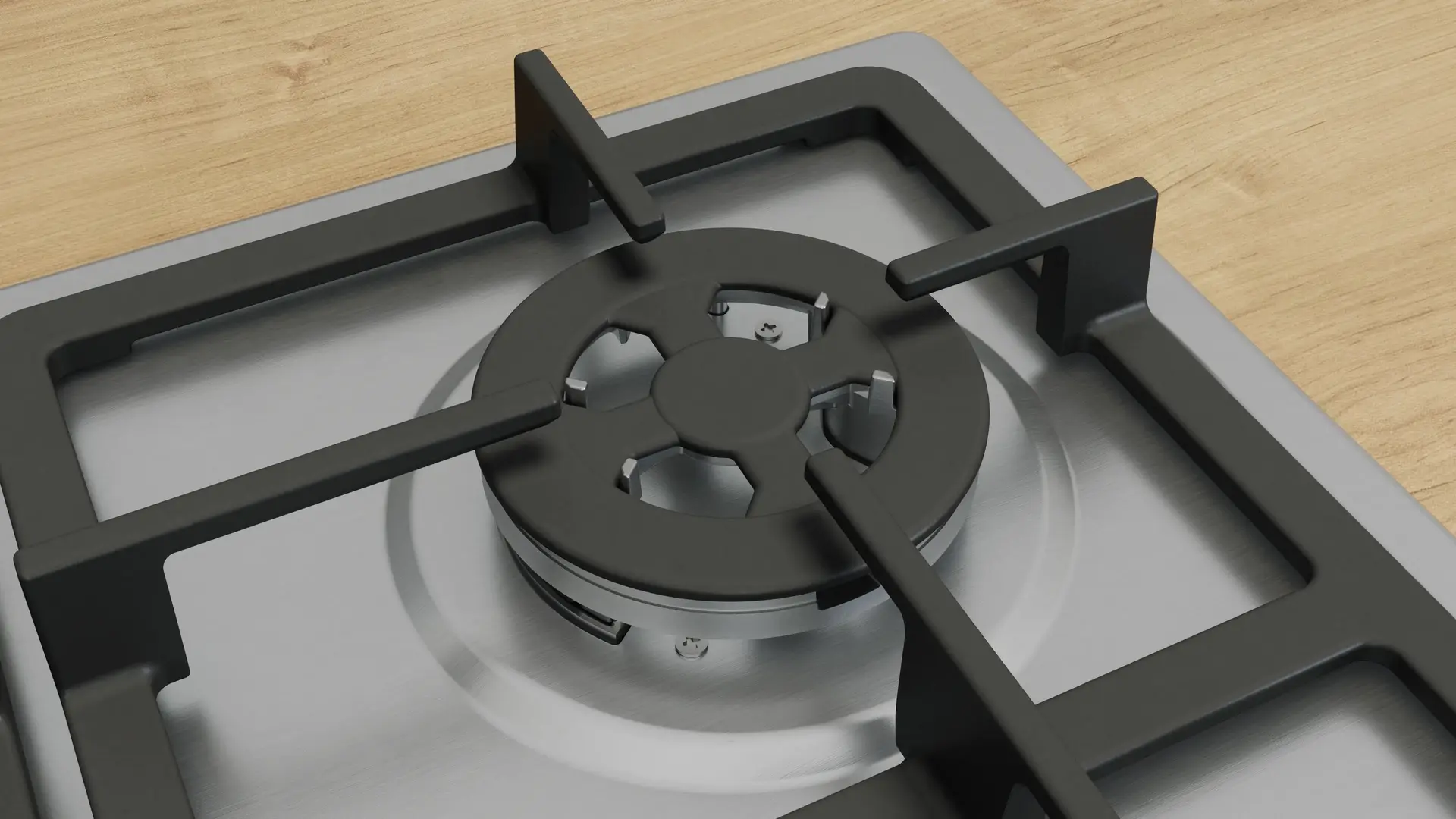 Plita incorporabila pe gaz Bosch PGH6B5K90 (Inox)