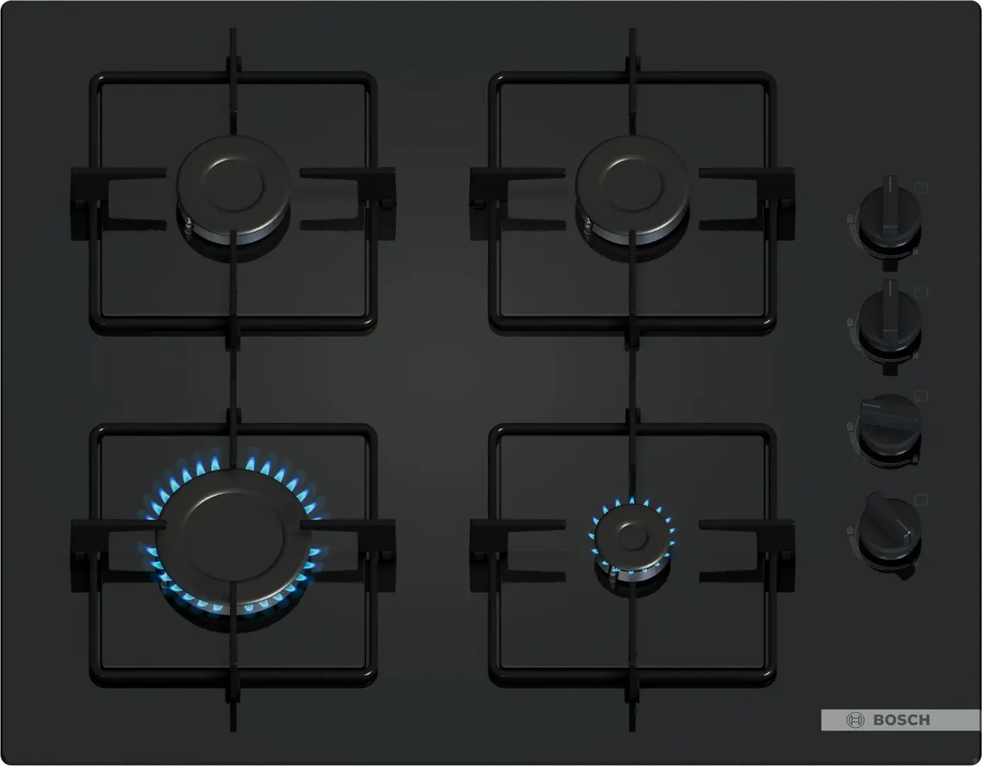 Встраиваемая газовая варочная панель Bosch POP6B6K30 (Black)