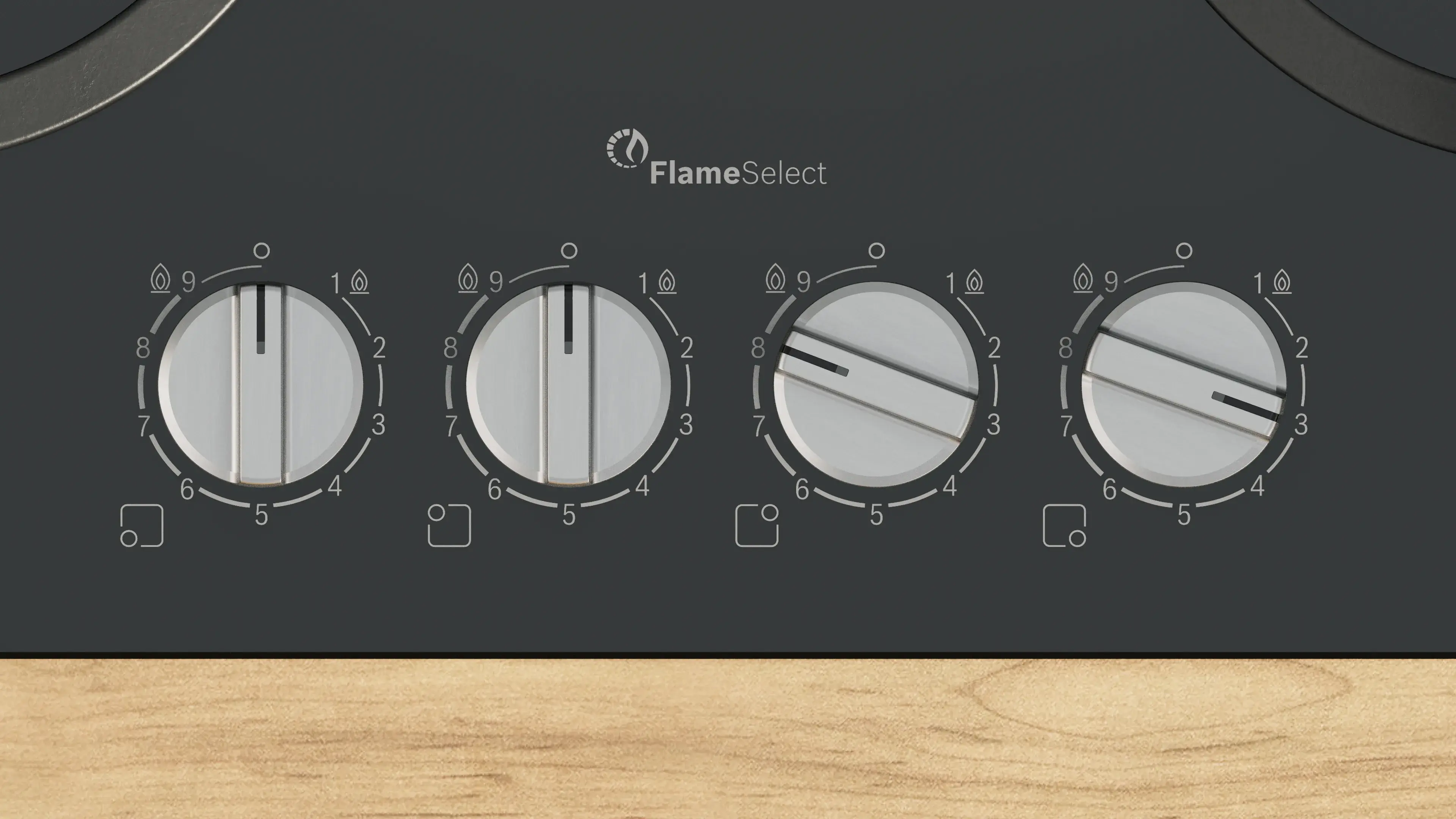 Plita incorporabila pe gaz Bosch PPH6A6I10 (Black)