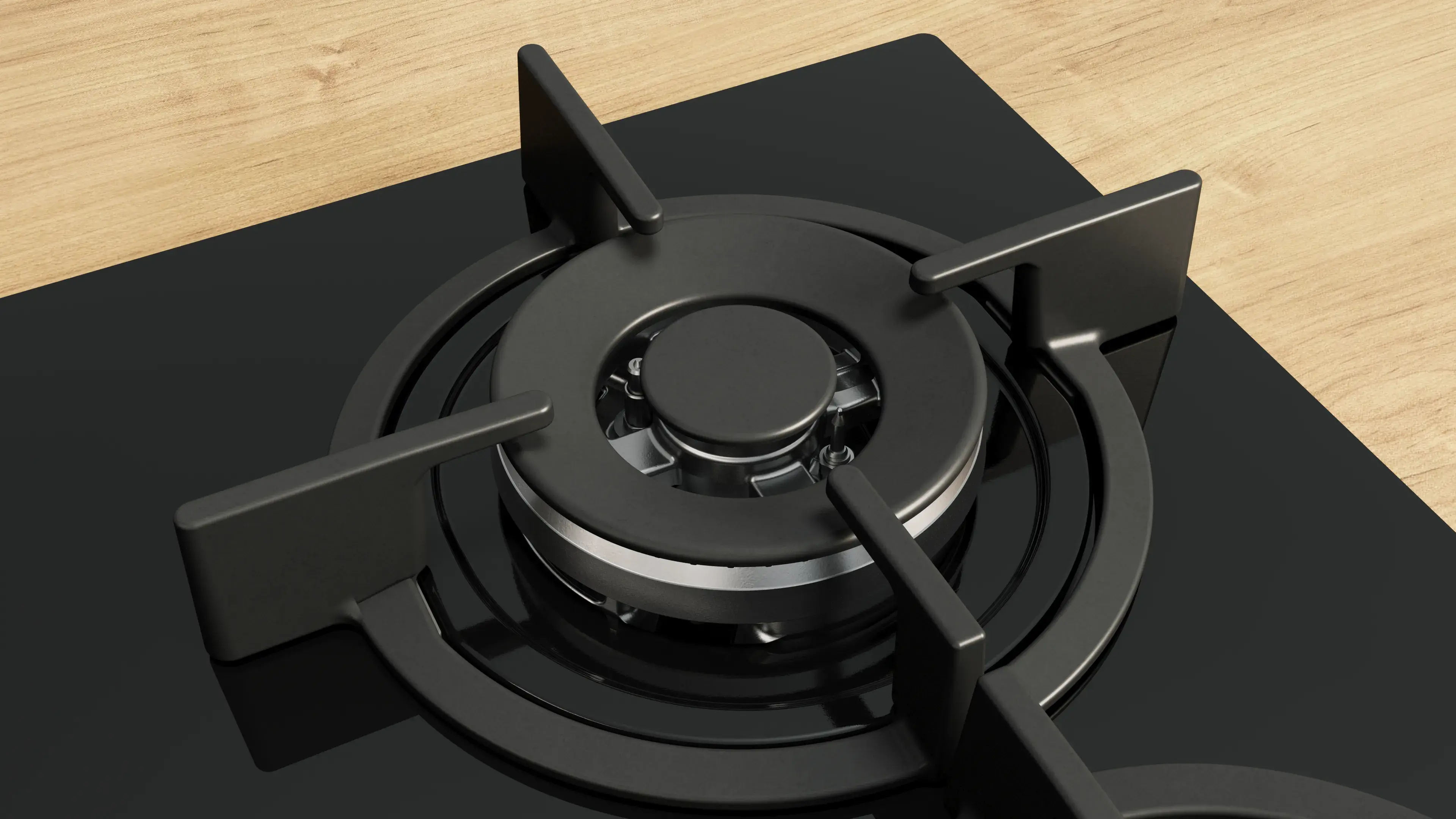 Plita incorporabila pe gaz Bosch PPH6A6I10 (Black)