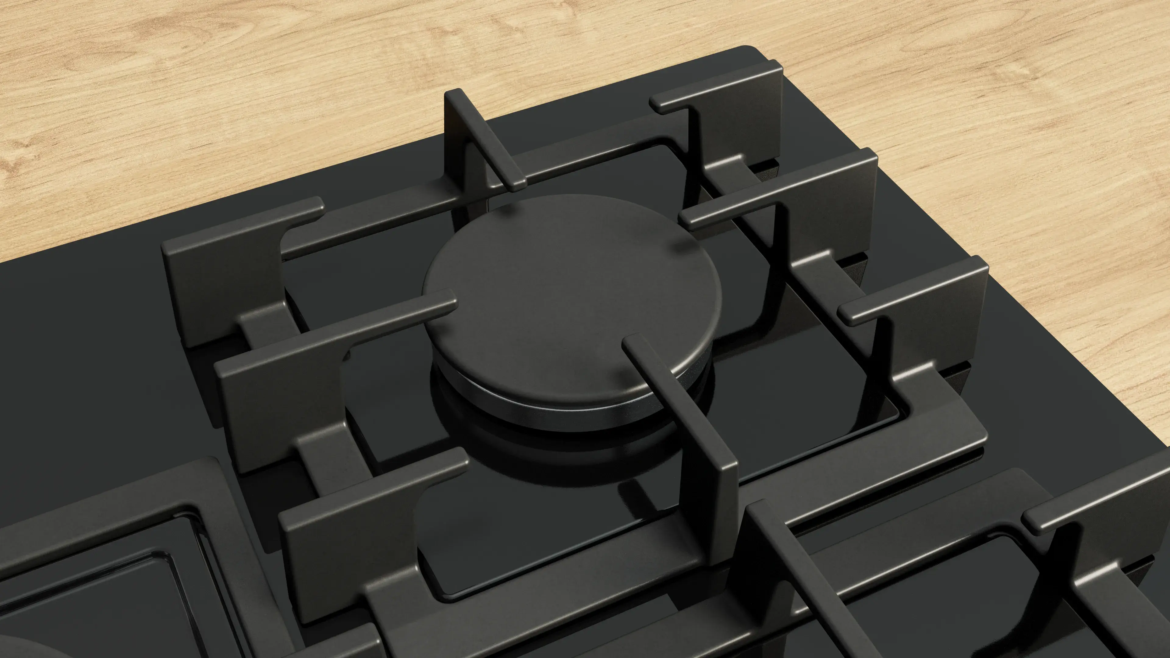 Plita incorporabila pe gaz Bosch PPQ7A6I40 (Black)