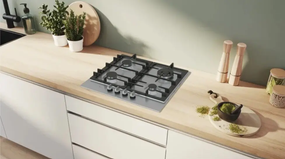 Встраиваемая газовая варочная панель Bosch Series 6 PCH6A5I90 (Silver) - 4