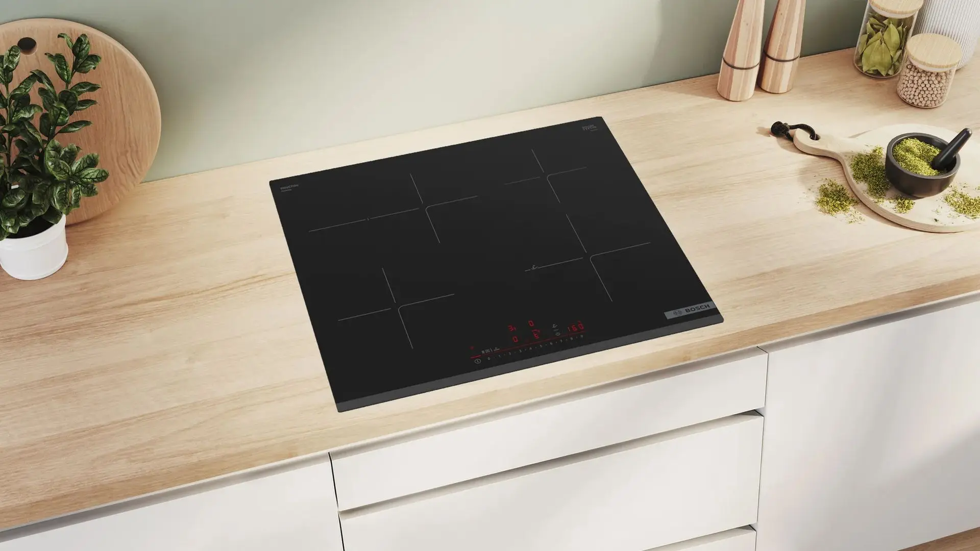 Встраиваемая индукционная варочная панель Bosch PIF63KHC1E (Black) - 4