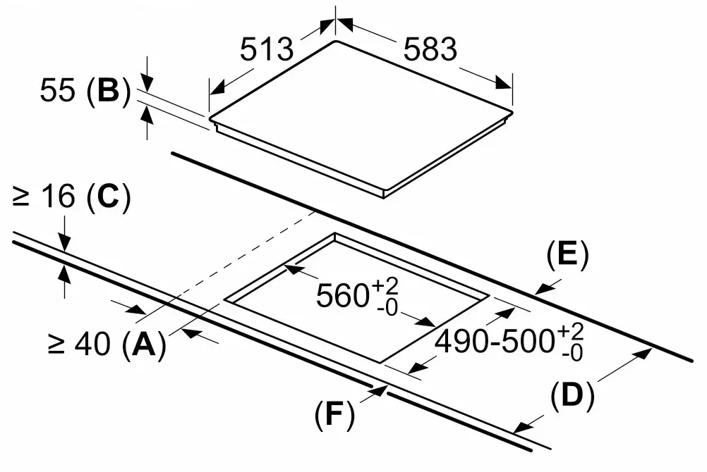 Встраиваемая индукционная варочная панель Bosch PIF645BB5E (Black)