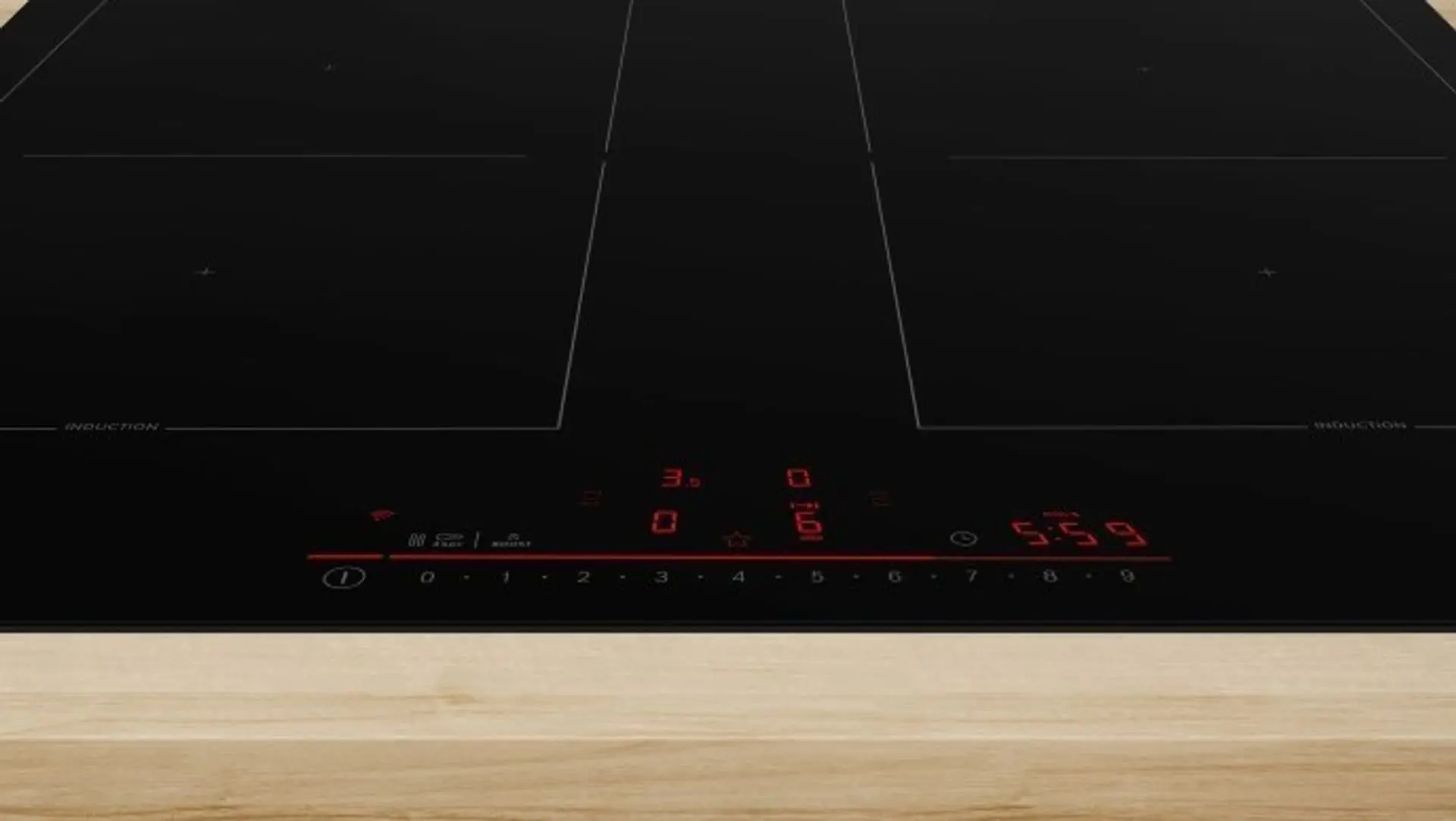 Встраиваемая индукционная варочная панель Bosch PVQ61RHB1E (Black)