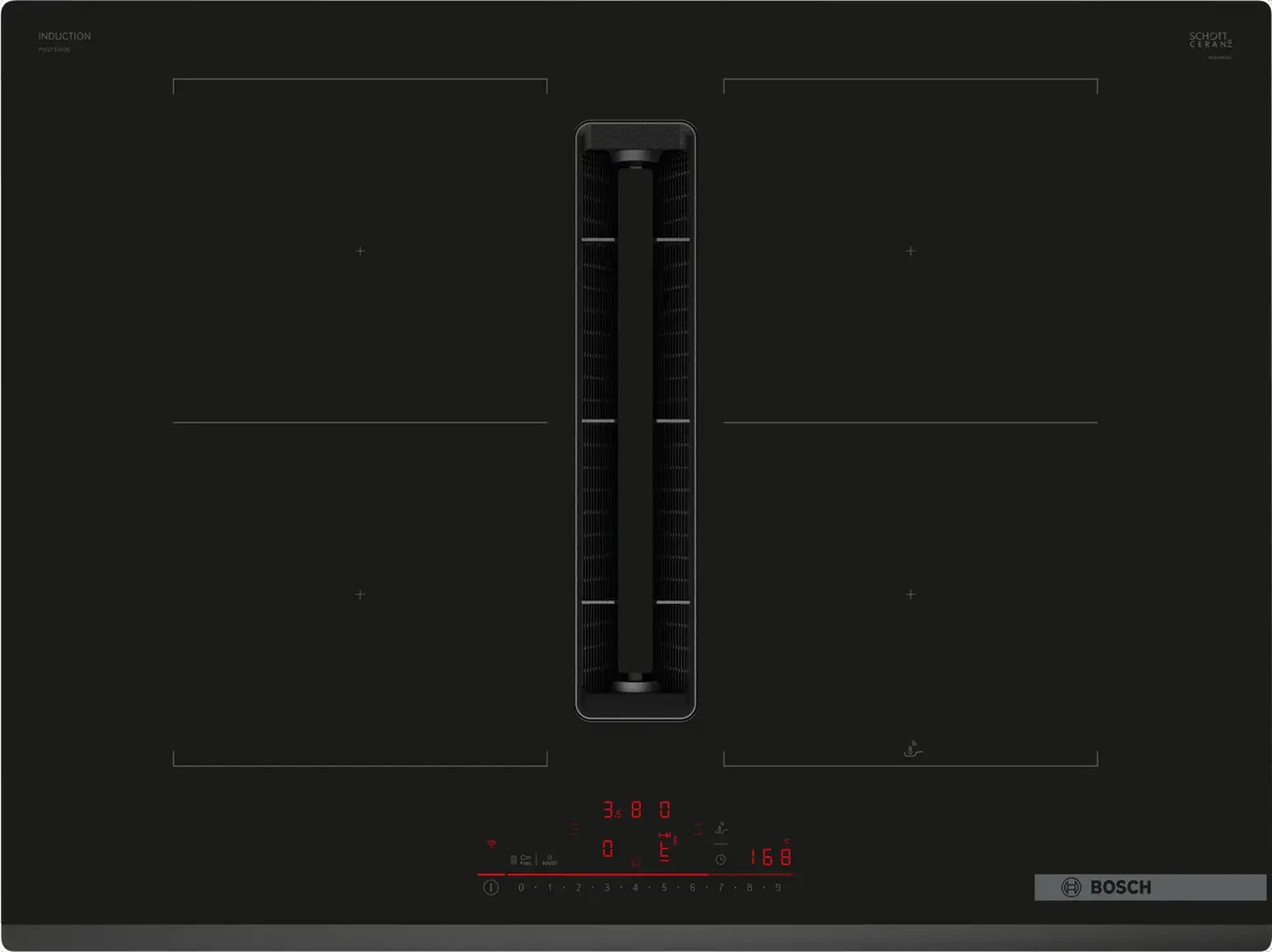 Plita incorporabila cu inductie Bosch PVQ731H26E (Black)