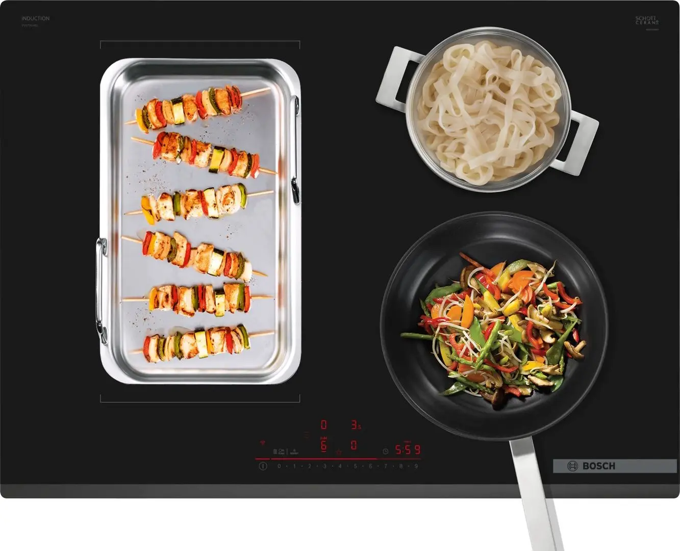 Plita incorporabila cu inductie Bosch PVS731HB1E (Black)