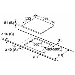 Plita incorporabila cu inductie Bosch PWP611BB5E (Black) Thumb