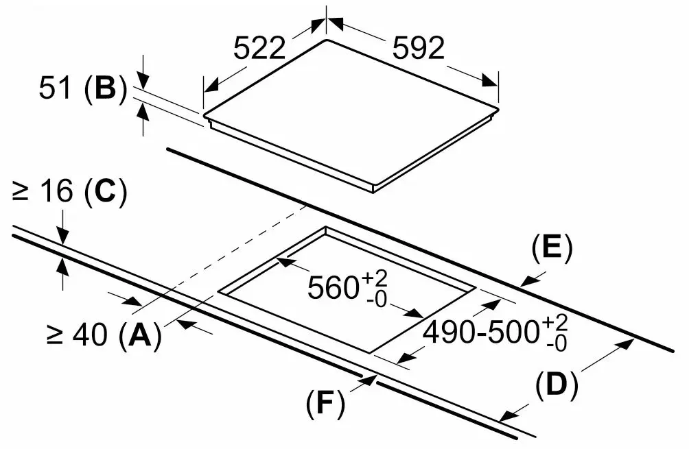 Plita incorporabila cu inductie Bosch PWP611BB5E (Black) - 5