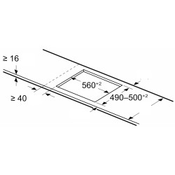 Plita incorporabila cu inductie Bosch PXX645HC1E (Black/Inox) Thumb