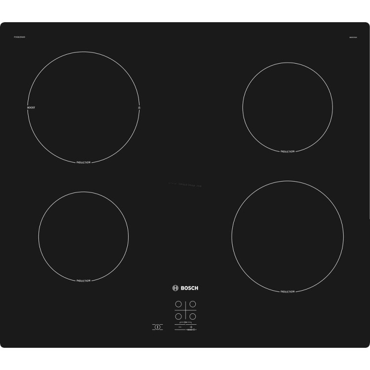 Plita incorporabila cu inductie Bosch Serie 2 PUG61RAA5E (Black)
