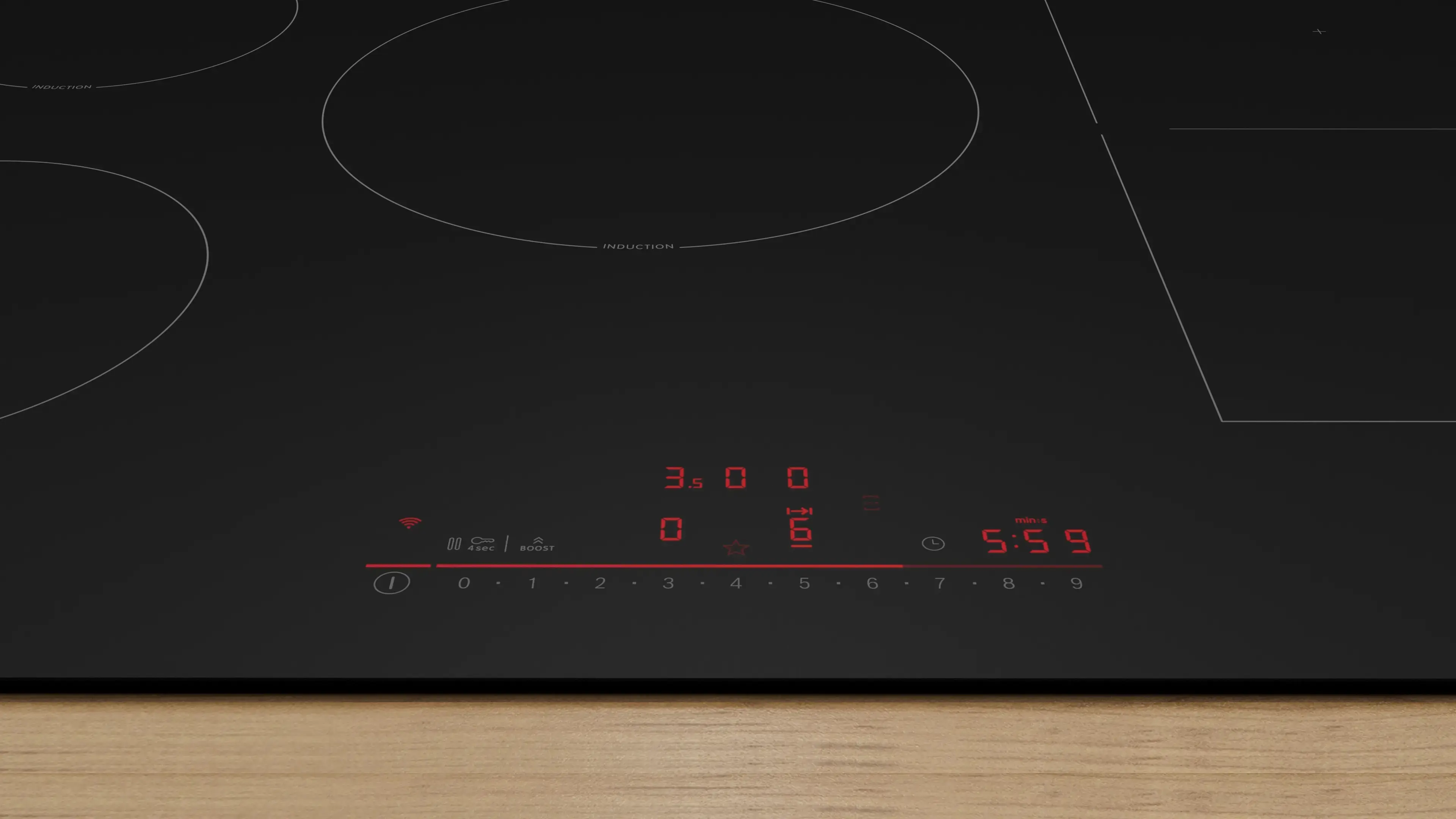 Встраиваемая индукционная варочная панель Bosch Series 6 PVW81CHB1E (Black) - 2