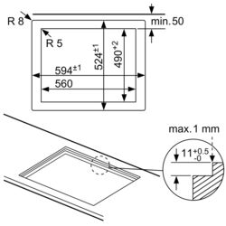 Aragaz incorporabil Bosch FlameSelect PPP6A2M90 (White) Thumb