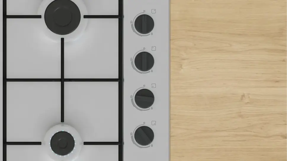 Встраиваемая варочная газовая панель Bosch PBP6B5K80 (Grey) - 2