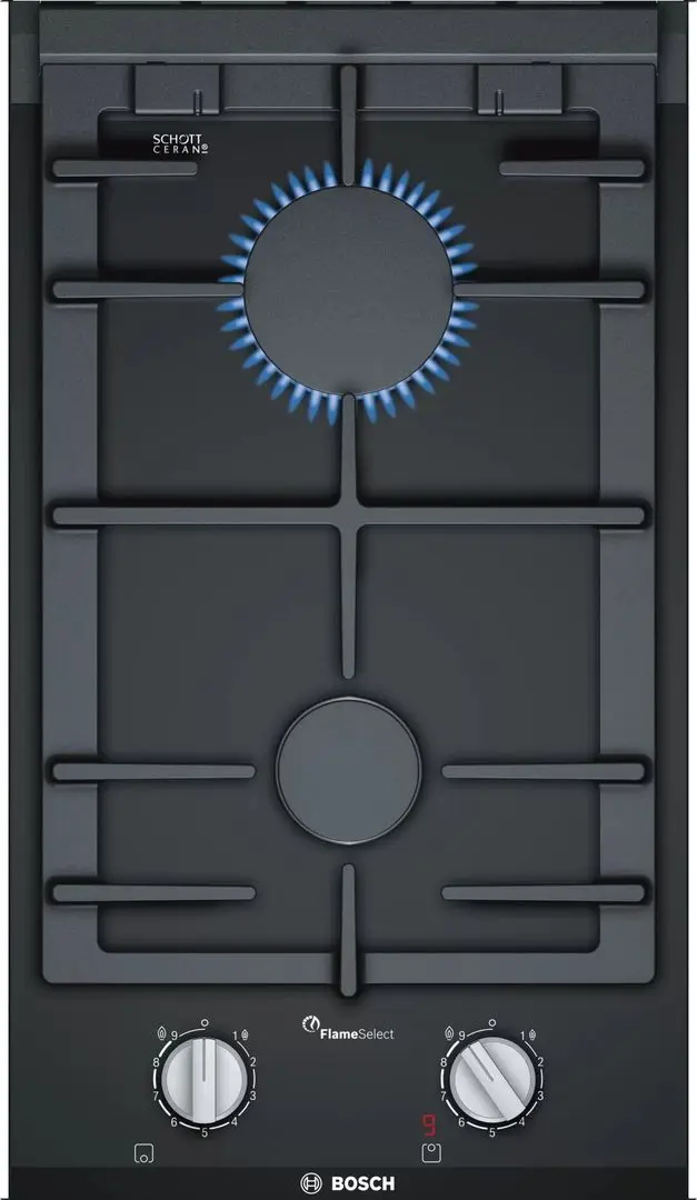 Встраиваемая варочная газовая панель Bosch PRB3A6D70 (Black)