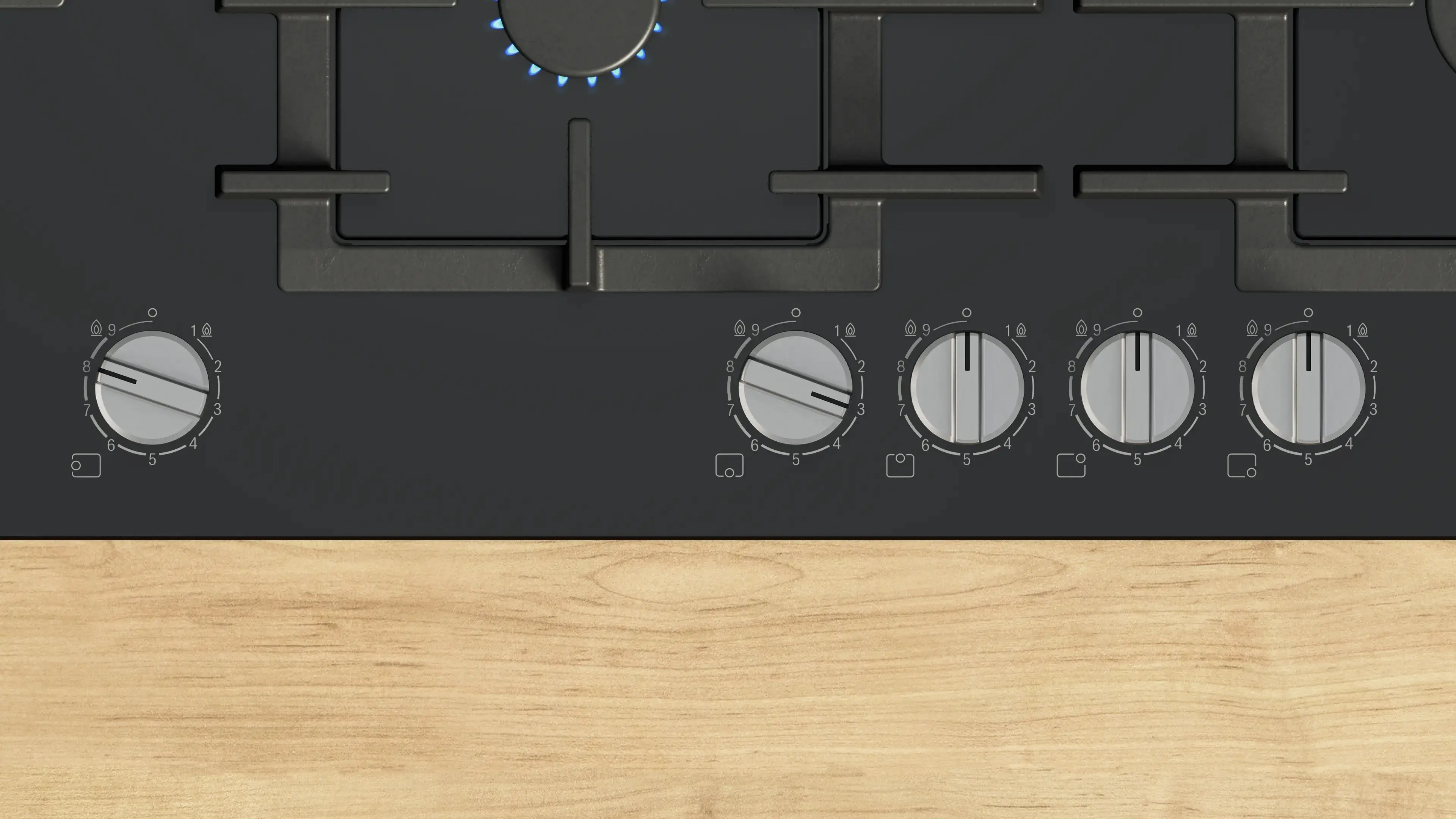 Aragaz incorporabil Bosch Series 6 PPM9A6I40 (Black)