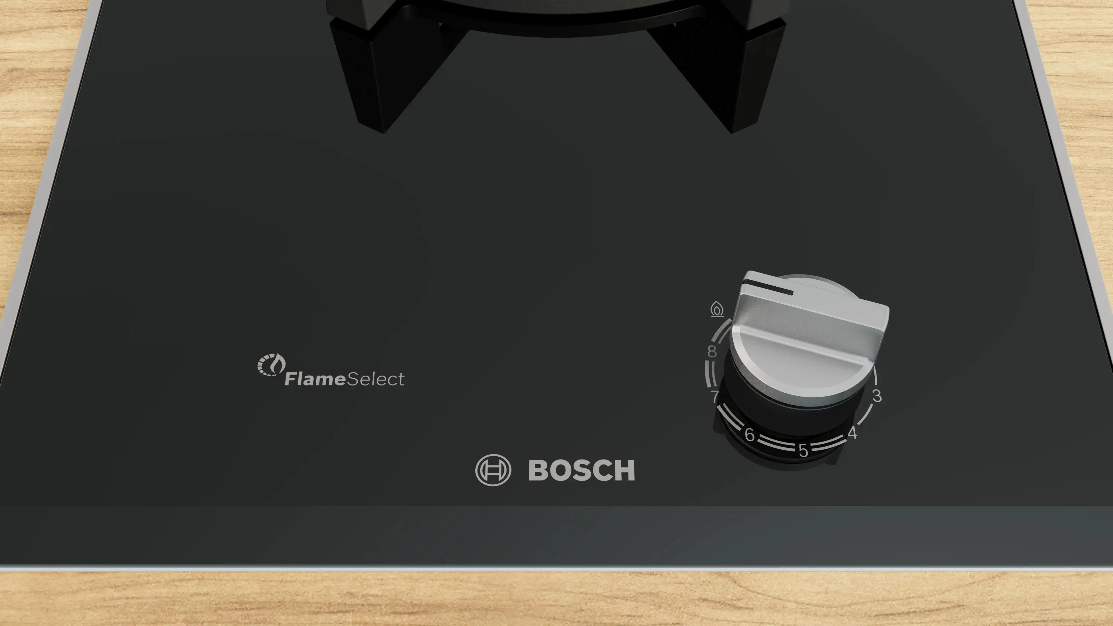 Встраиваемая варочная газовая панель Bosch Series 8 PRA3A6I10 (Black) - 2