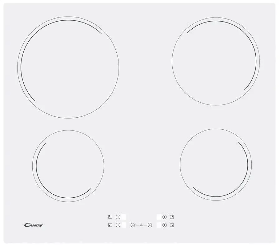 Plita electrica incorporabila Candy CH64CCW (White)