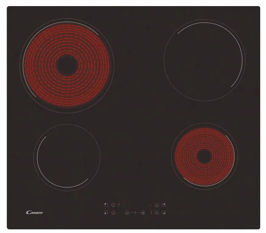 Встраиваемая электрическая варочная панель Candy Idea CH64CCB/4U2 (Black)