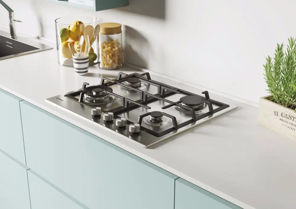 Plita de gaz incorporabila Candy CHG6BF4WPX (Silver)