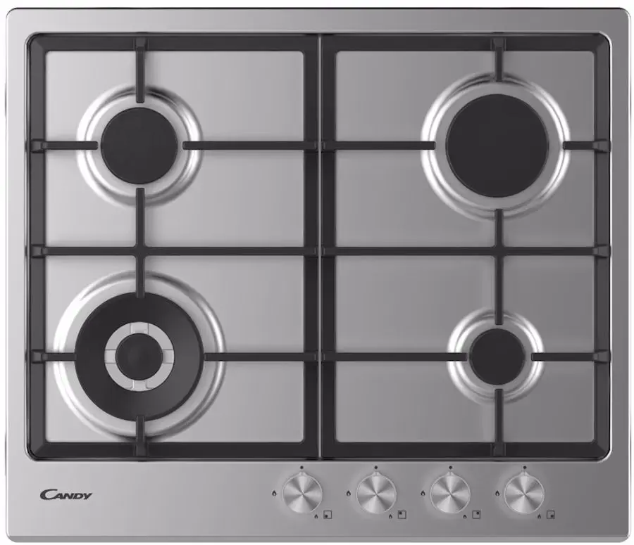 Plita de gaz incorporabila Candy CHG6BF4WPX (Silver)