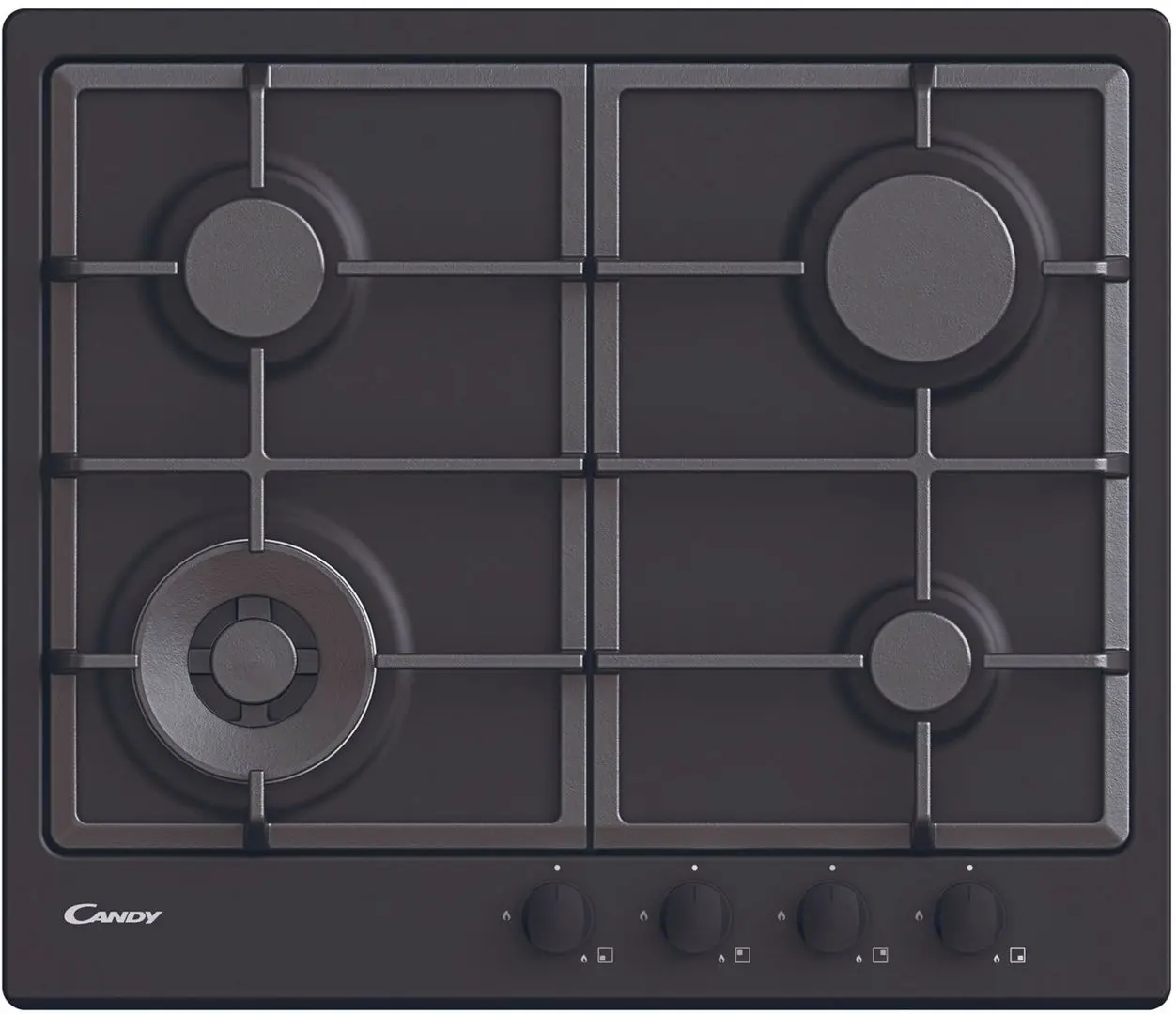 Встраиваемая газовая варочная панель Candy CHG6BFB4WB (Black)