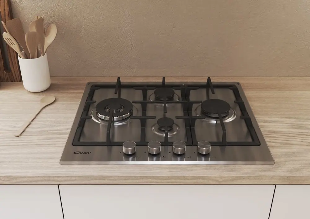 Plita de gaz incorporabila Candy CHG6DWPX (Inox)
