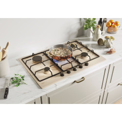 Plita incorporabila pe gaz Candy Classic CHW7AV4WGT (Gold) Thumb