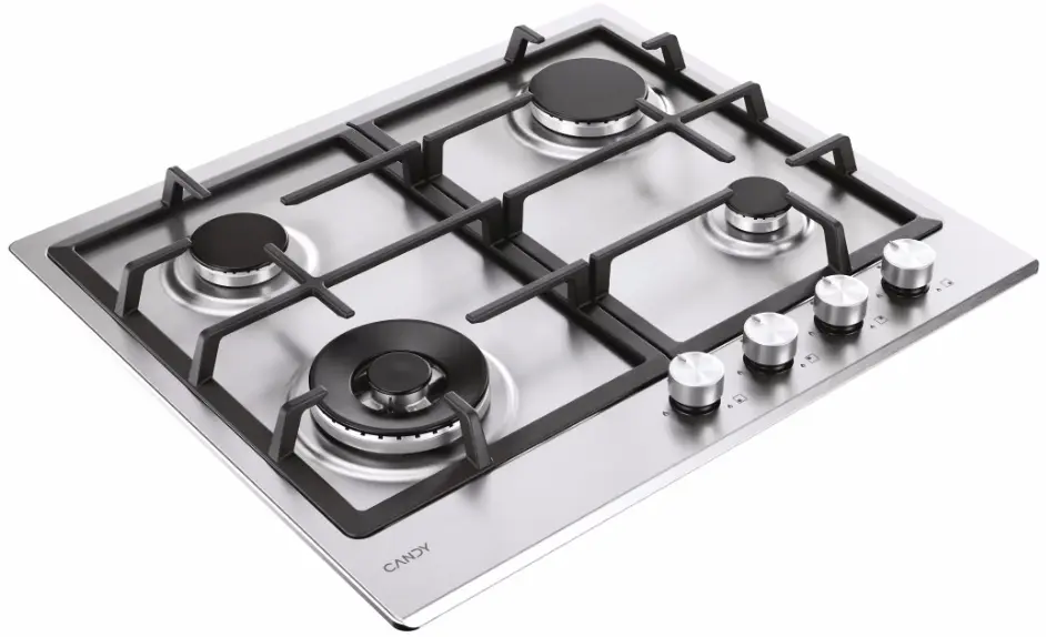 Встраиваемая газовая варочная панель Candy Cook 600 CHG6BF4WTX (Inox) - 2