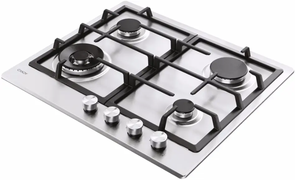 Встраиваемая газовая варочная панель Candy Cook 600 CHG6BF4WTX (Inox) - 3