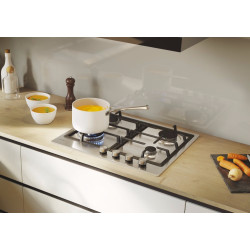 Встраиваемая газовая варочная панель Candy Cook 600 CHG6BF4WTX (Inox) Thumb