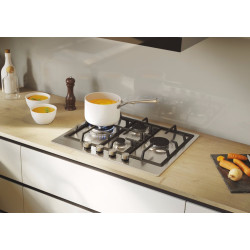 Встраиваемая газовая варочная панель Candy Cook 800 CHG6D4WTX (Inox) Thumb