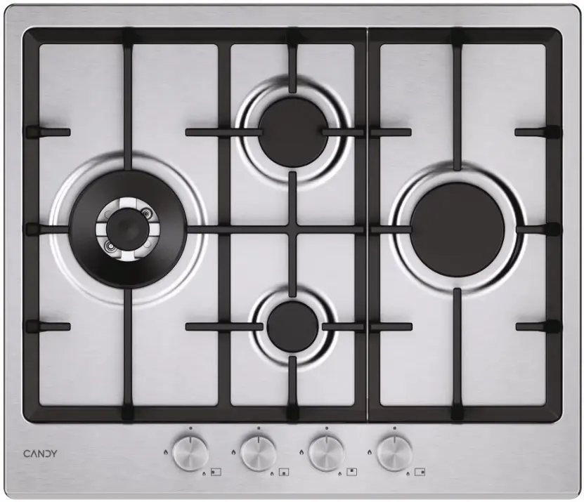 Встраиваемая газовая варочная панель Candy Cook 800 CHG6D4WTX (Inox)