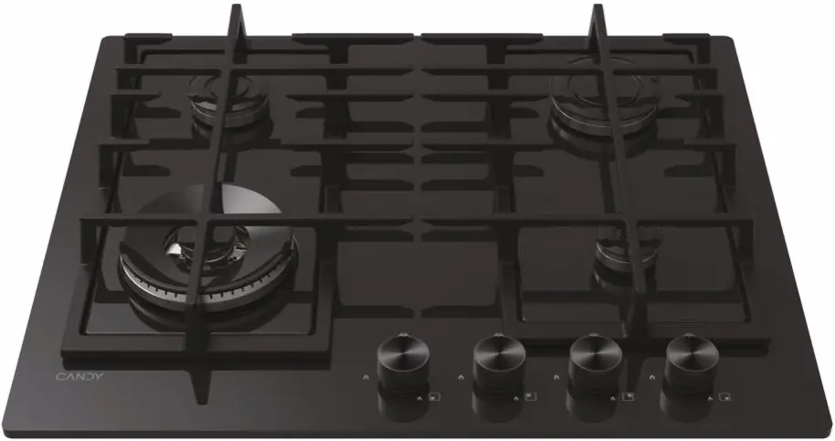Plita incorporabila pe gaz Candy CVFG6BF4PB (Black)
