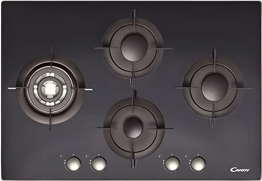 Plita de gaz incorporabila Candy CVG74SQPN (Black)