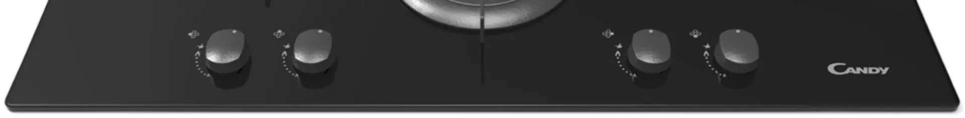 Plita de gaz incorporabila Candy CVG74SQPN (Black)
