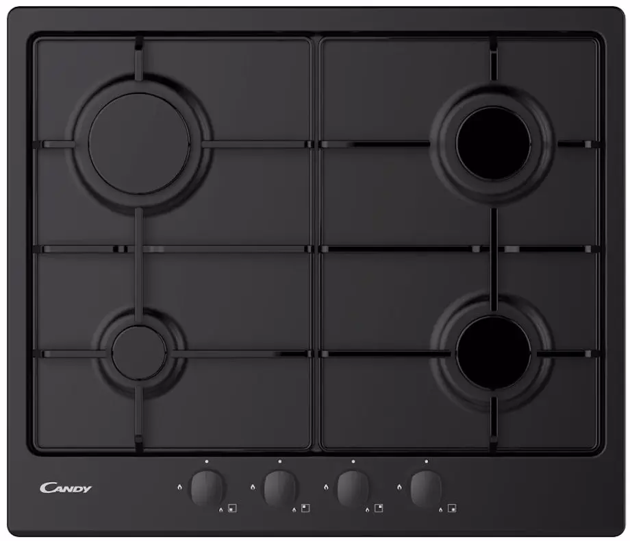 Plita de gaz incorporabila Candy Idea CHW6BRBB (Black)