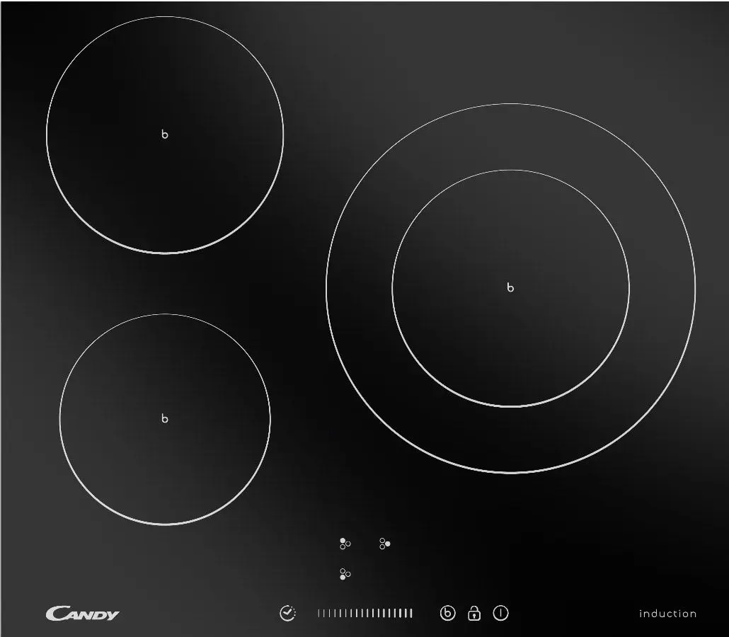 Plita incorporabila cu inductie Candy CI6744 (Black)