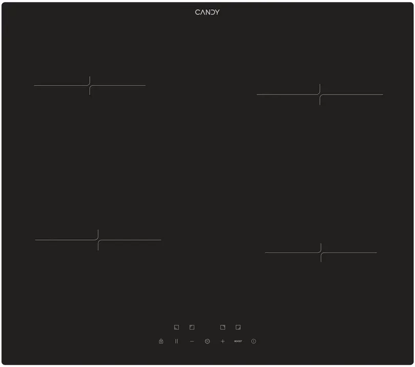 Plita incorporabila cu inductie Candy Cook 600 CI642CA (Black)