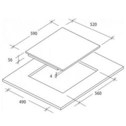Plita cu inductie incorporabila Candy Idea CI642CBB (Black) Thumb