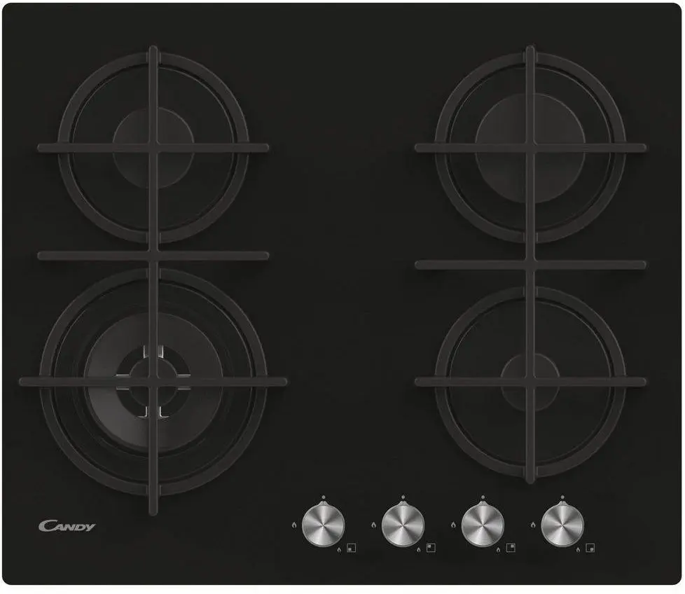 Встраиваемая варочная газовая панель Candy CDK6GF4WEKB (Black)