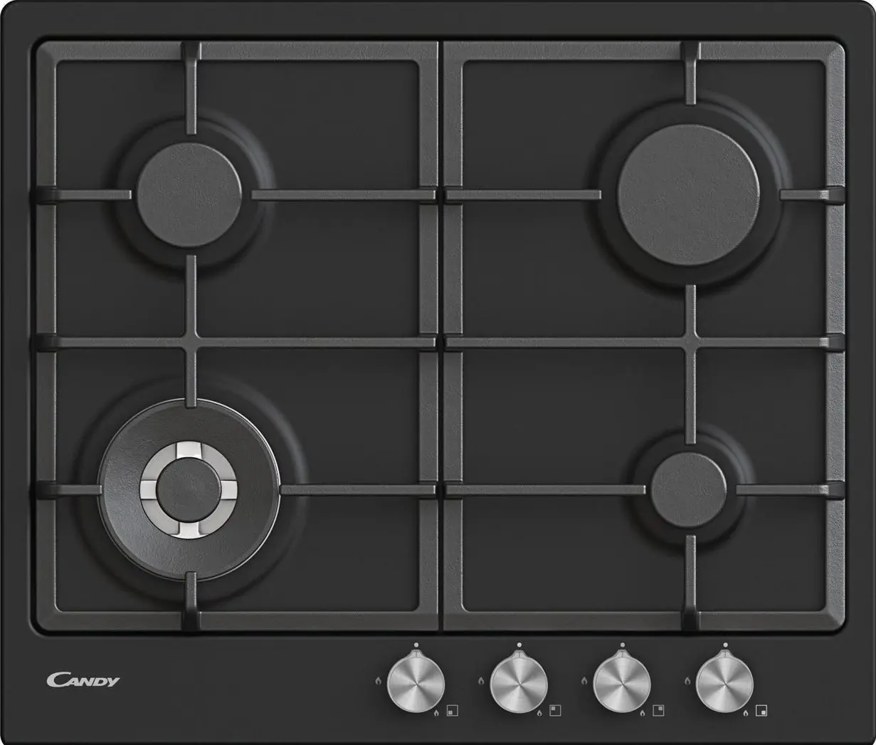 Встраиваемая варочная газовая панель Candy CHG6BF4WPBB (Black)