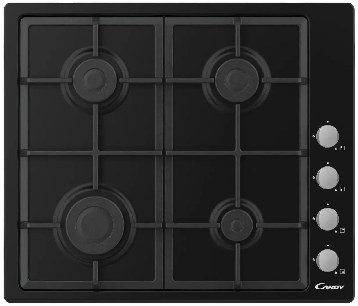 Встраиваемая варочная газовая панель Candy CHG6LB (Black)