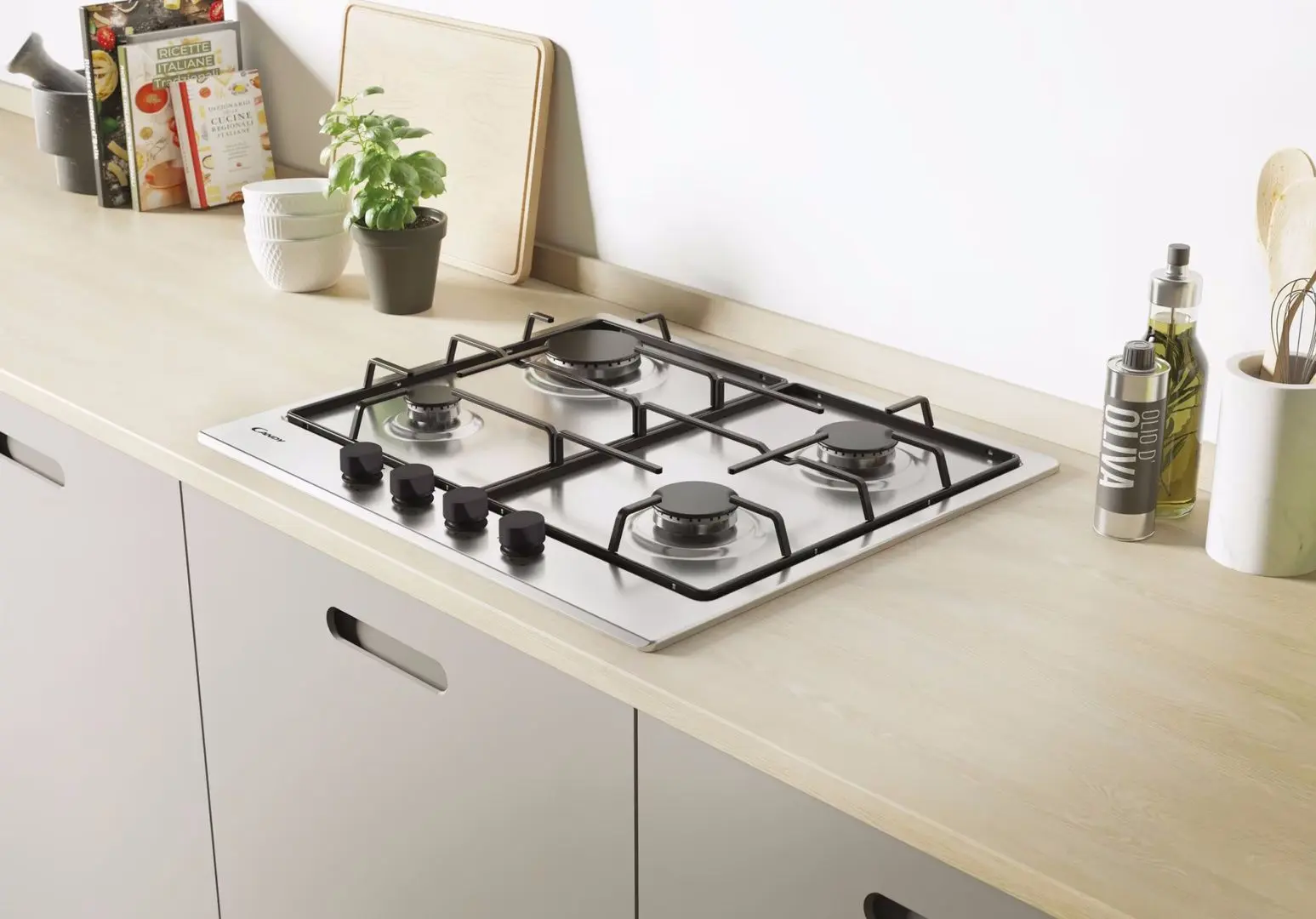 Aragaz incorporabil Candy CM6PBRX/4U2 (Silver)