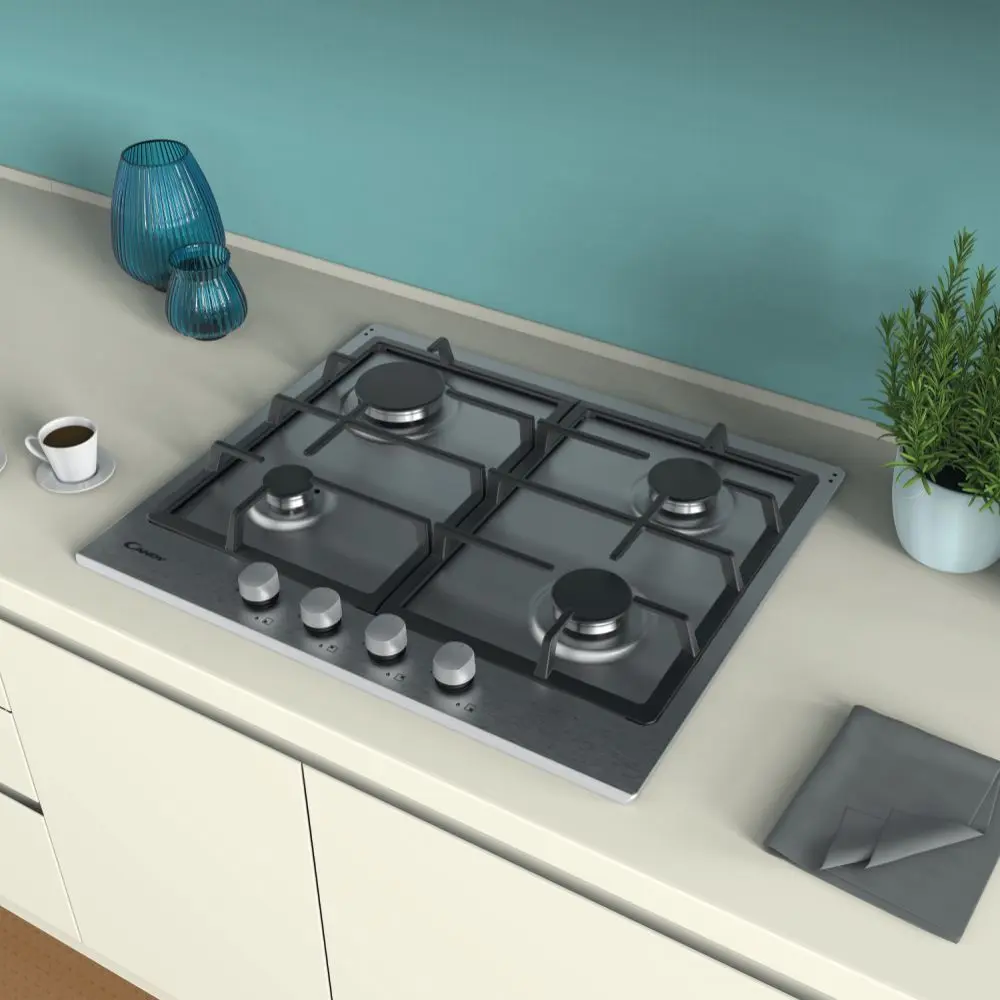 Aragaz incorporabil Candy Timeless CHG6BRX (Inox)