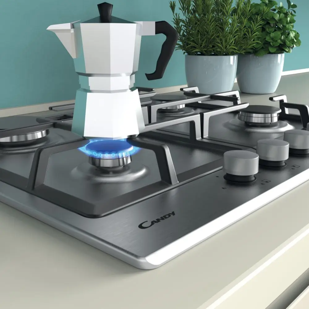 Aragaz incorporabil Candy Timeless CHG6BRX (Inox)